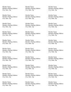 Return Address Labels image 0